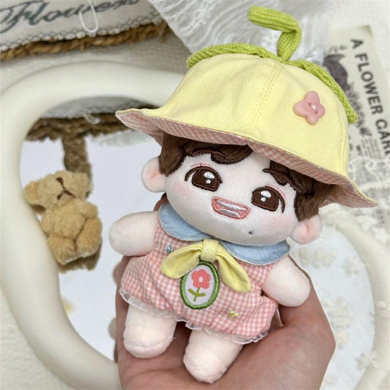 10cm Cotton Doll Clothes Set - 'Sprout's Letter' - Cute Plush Toy Dress-Up Outfit