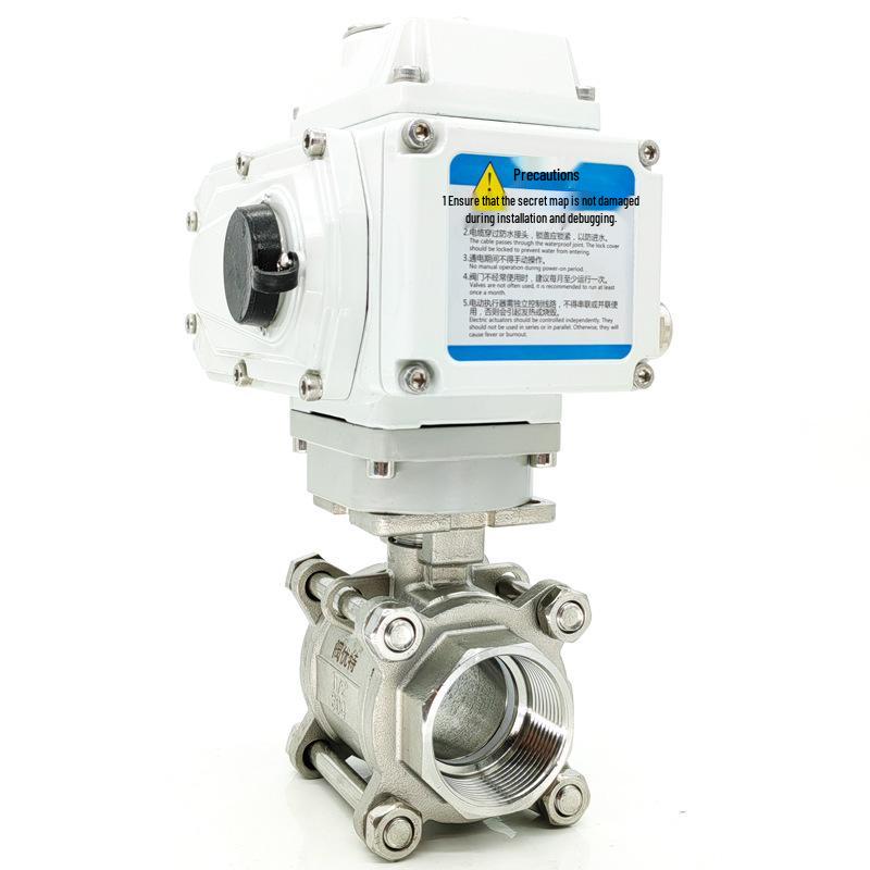 

Q911F-16P Electric Stainless Steel Three-Piece Threaded Ball Valve, Sizes DN15-DN100 Switch Type 08, 304 Valve Body, DN15