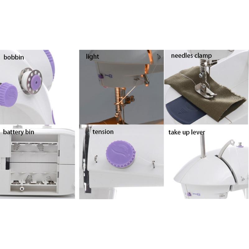 Handheld-Mini-Nähmaschine, Mini-Größe, praktische elektrische tragbare Multifunktions-Nähmaschine