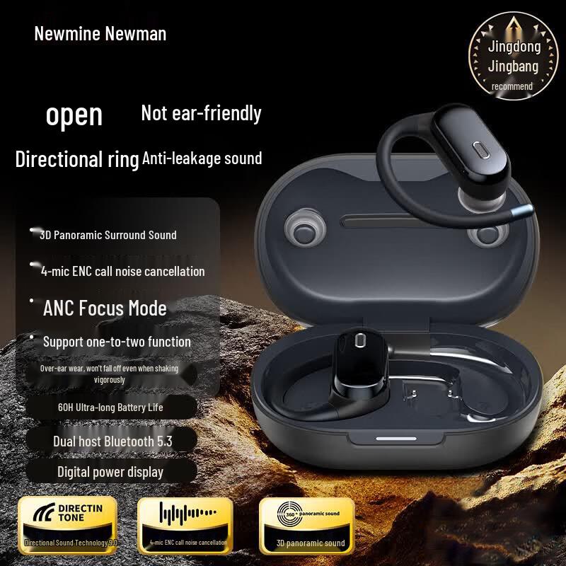 Newmine R7 Directional Bone Conduction Open-Ear Bluetooth Sport Earbuds