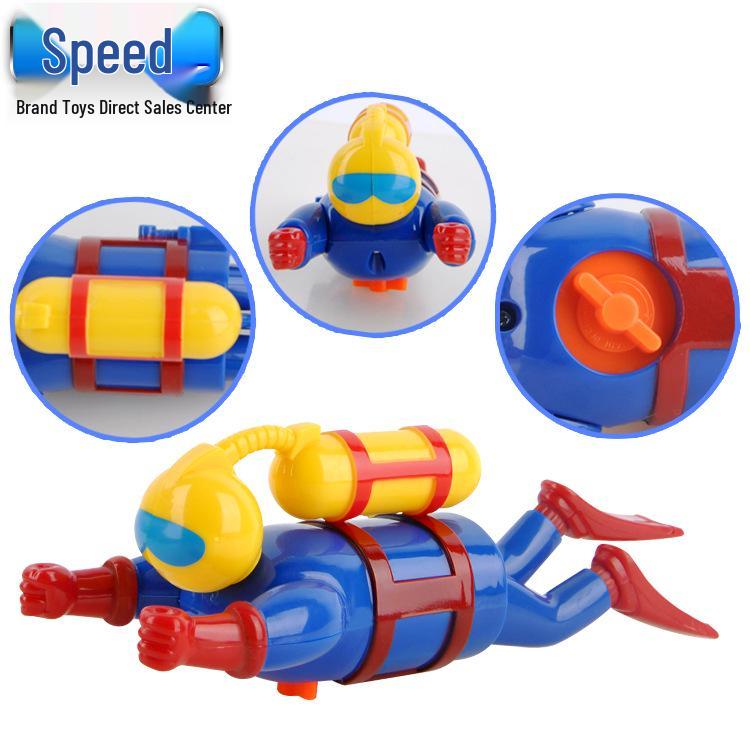 On-Chain Diver Doll Water Toy: Clockwork Swimming Bath & Pool Fun for Kids