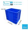 Rectangular Plastic Parts Box with Thickened Walls for Hardware and Tools