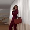Office Lady Blazers Coat Trousers Set Women Single Breasted Long Sleeve Coats Slim Pencil Pants