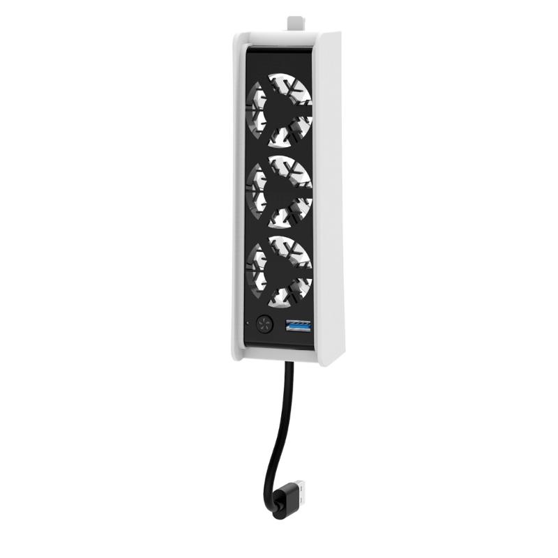 

Cooling Accessory for Slim Disc and Digital Editions Cooling Fan Upgraded Quiet Cooling Fan with USB3.0 Hubs 1