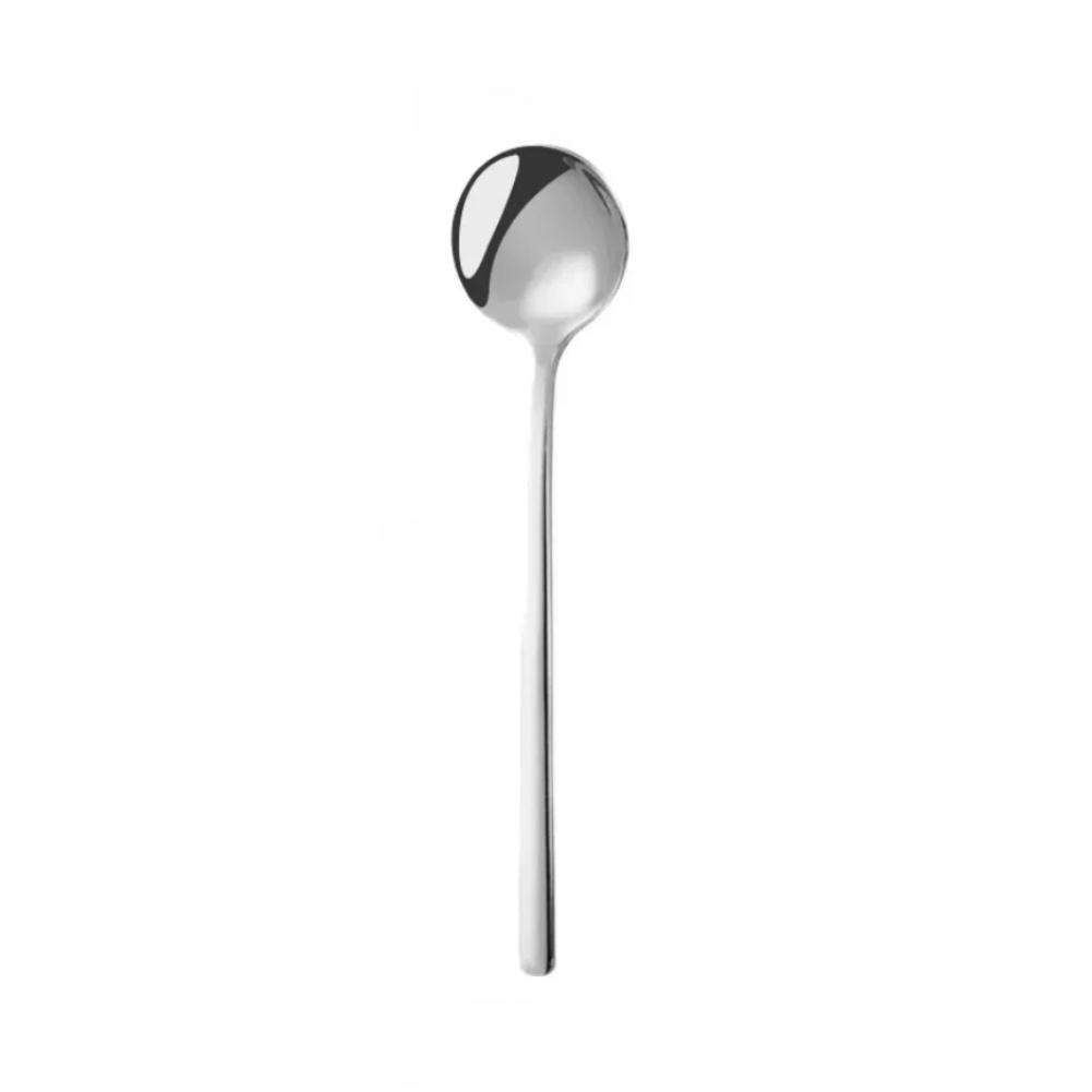 Stirring Spoon Crafted from 304 Stainless Steel Small Round Shape for Coffee Tea Desserts Mirror Finish Lightweight
