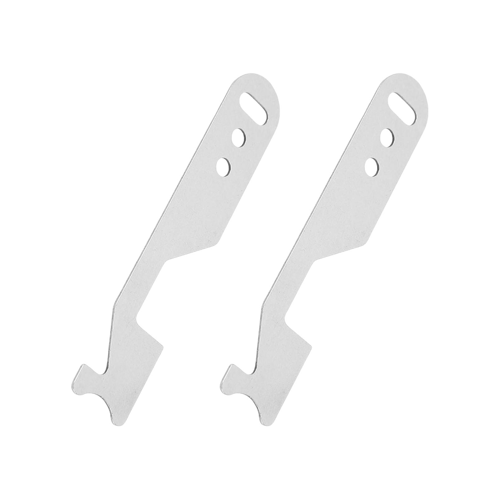 

2 шт. Ручка для разблокировки из нержавеющей стали, Компактный открыватель замка дверного шва, Портативный лом, Ручной инструмент, Инструмент для пожаротушения