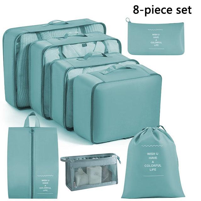 Set de Viaje Bolsas de Almacenamiento Ropa Artículos de Tocador Digitales Bolsas Organizadoras de Zapatos Dormitorios Estudiantiles Bolsas para Clasificar Ropa Cubos de Embalaje