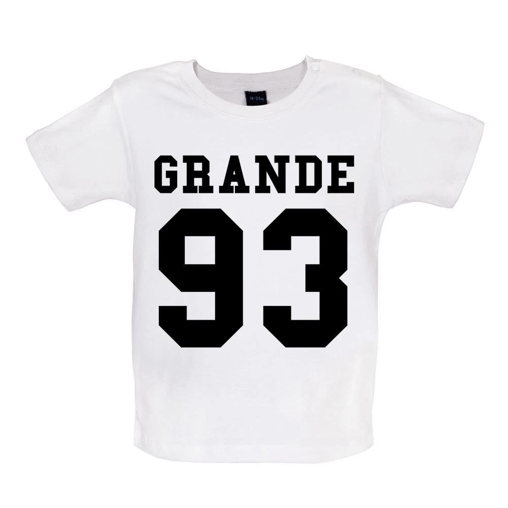 

Grande 93 - Baby Kids Boys Girls Unisex T-Shirt / Babygrow - Song Singer Fan Love Ariana Music Wicked 140