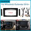 9 Inch Car Frame Fascia Adapter Canbus Box Decoder Android Radio Dash Fitting Panel Kit For Mitsubishi Outlander 2016+