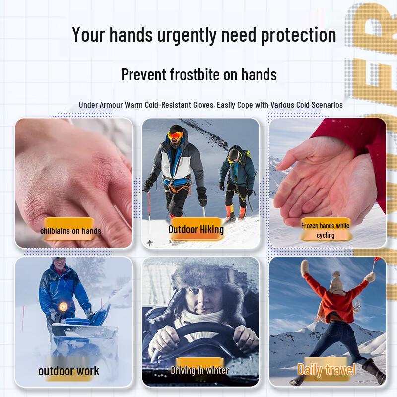 Under Armour Winter Cycling & Ski Gloves One Size