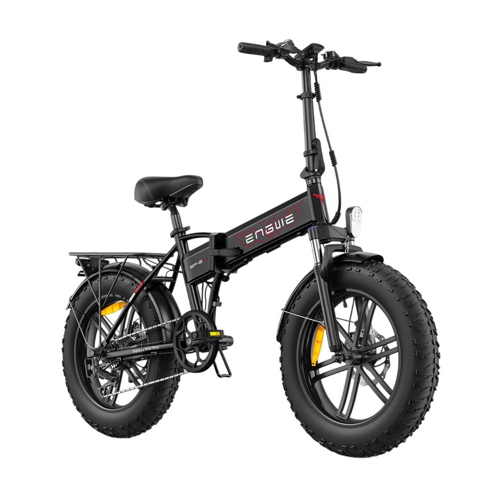 Engwe EP-2 BOOST 250W City Electric Bike Folding E-Bike, 20×4.0 Fat Tires for City Commute & Outdoor Trails, Long-Range Design for Daily Riders