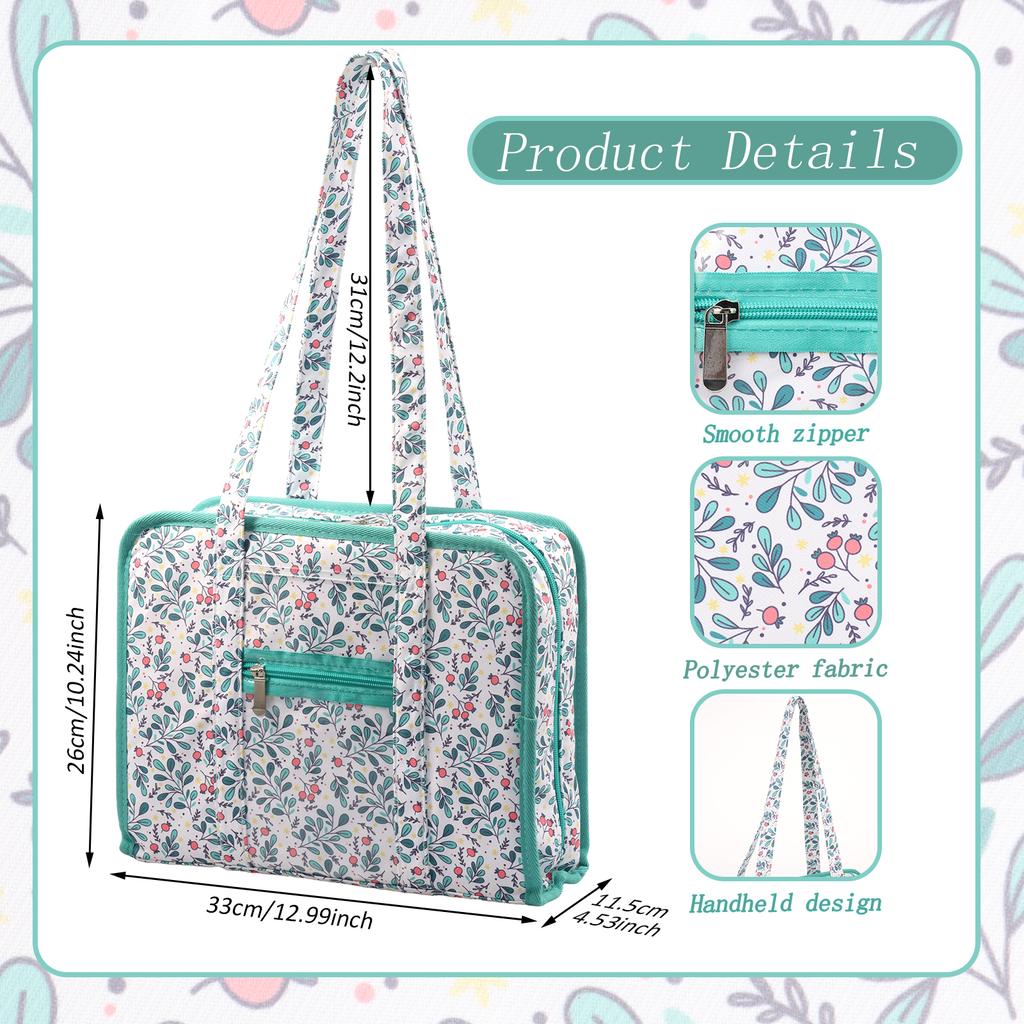 Sewing and Craft Supplies Storage Bag Large Capacity Sewing Tool Bag Travel Packing Knitting Craft Accessories Organizer Tote