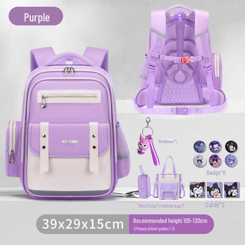 Cloud Schoolbag: Large Capacity, Lightweight Backpack for Grade 1-6 Boys & Girls