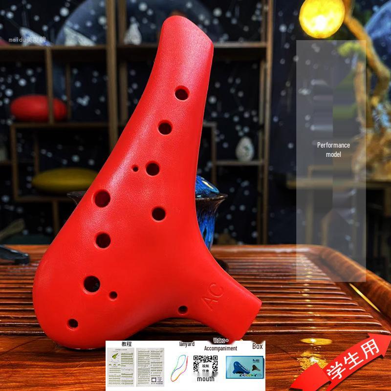 12-Hole Alto C Key Ocarina for Beginners, Pro Performance