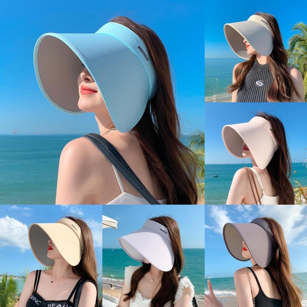 Summer Sun Hat With Upf50 Uv Protection Casual Large Brim For Women Outdoor Use