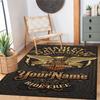 Harley-davidson Motorcycles Customize Your Name Floor Mat Perfect for Outdoor Dining Room Entryway Kitchen Antislip Carpet Anime Office Decor