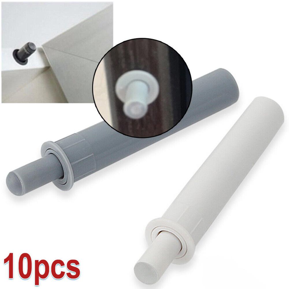 Buffers Dampers Drawer Damper Drawers White 10pcs ABS Plastic Cabinet Door Stop Cabinet Hinges Cupboard Push To Open