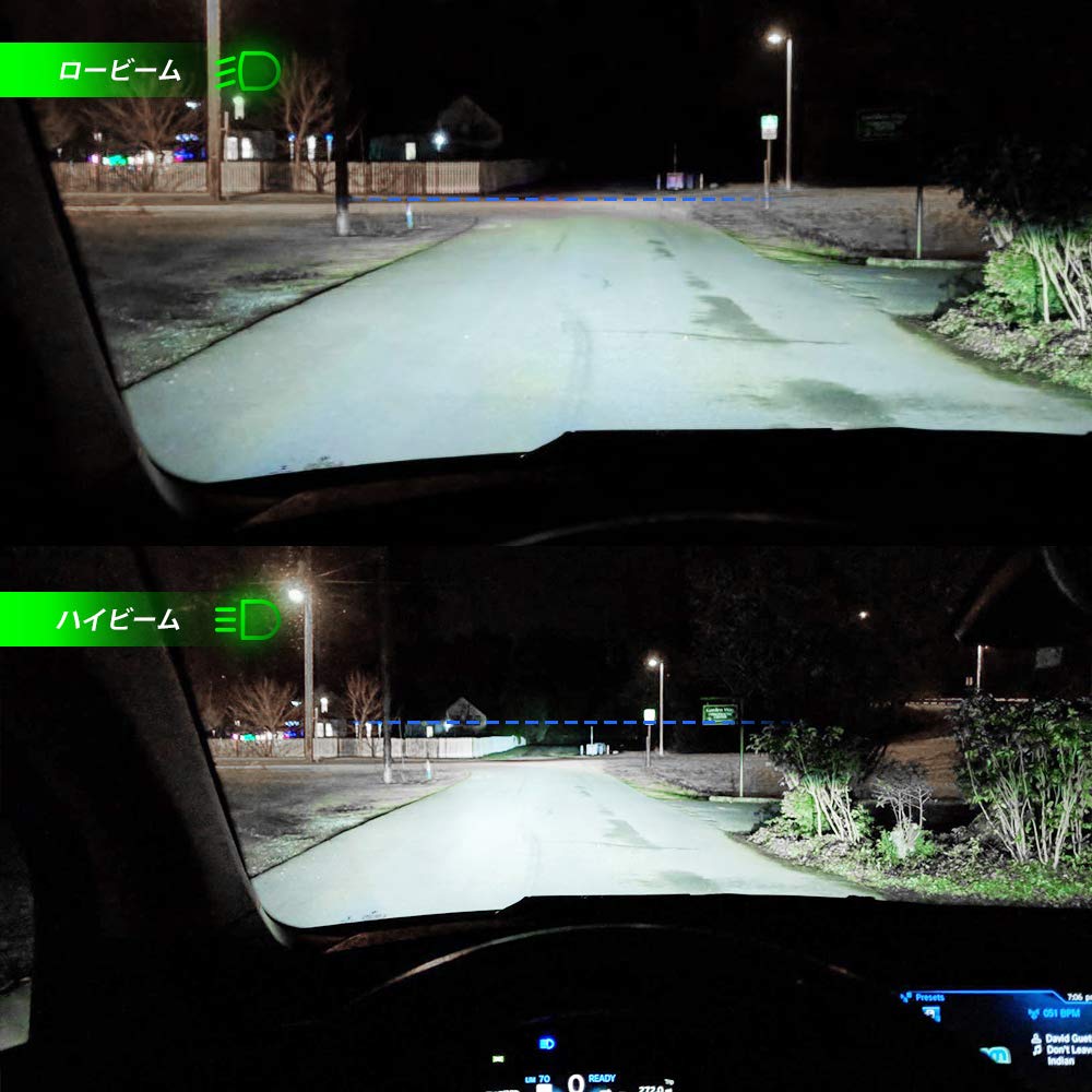 Japan Direct H7 LED Lamp 8000LM Model with CPS LED Chips Compatible with 12V Vehicles with Hybrid and EV Fanless No Noise Easy To Instant Start IP68