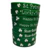 10 stuks Sint Patrick's Dag Siliconen Armband Vakantie Festival Cadeau voor Kind Kinderen Podiumoptreden Cadeau Geschenken