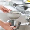 316 Stainless Steel Kitchen Colander Set - 2-Piece for Washing Vegetables, Fine Mesh Strainer for Draining, Rinsing, and Filtering Rice.