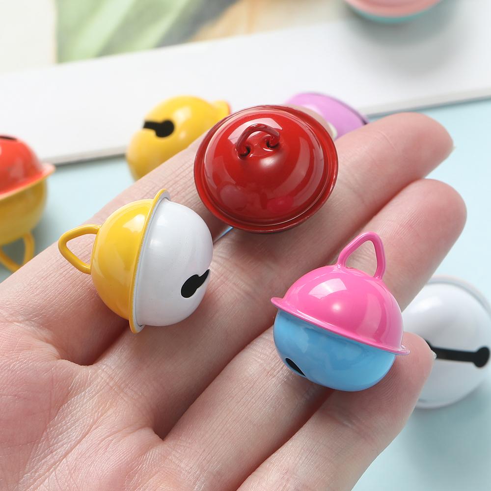 5pcs/lot Metal Bells Jingle Bell Loose Beads for Home Christmas-Tree Decoration Crafts DIY Handmade Earrings Pendants Accessorie