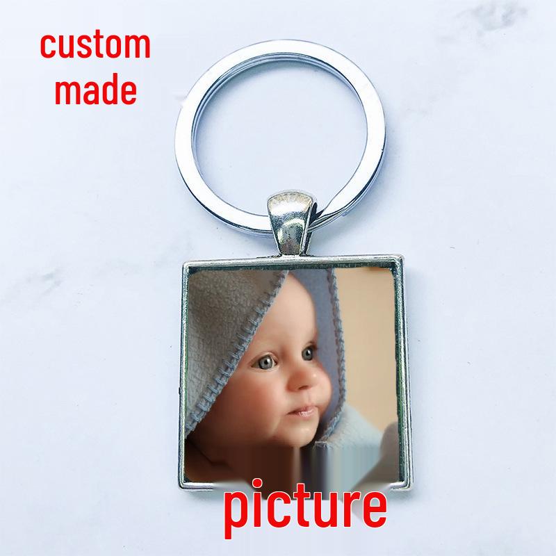 

Трансграничный горячий товар: Квадратный брелок из сплава с Камнем Времени. Отправьте свою фотографию в службу поддержки для кастомизации (НА01).