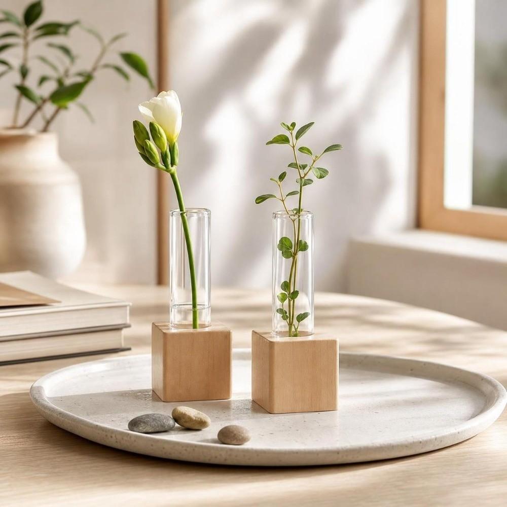 Home Decoration Hydroponic Flower Vase Minimalist Hydroponic Flowerpot Tabletop Display