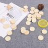 2CM Wood Rounds for Crafts Unfinished Wood Circles Discs for Wreath Boards Crafts Painting and Christmas Halloween Decoration