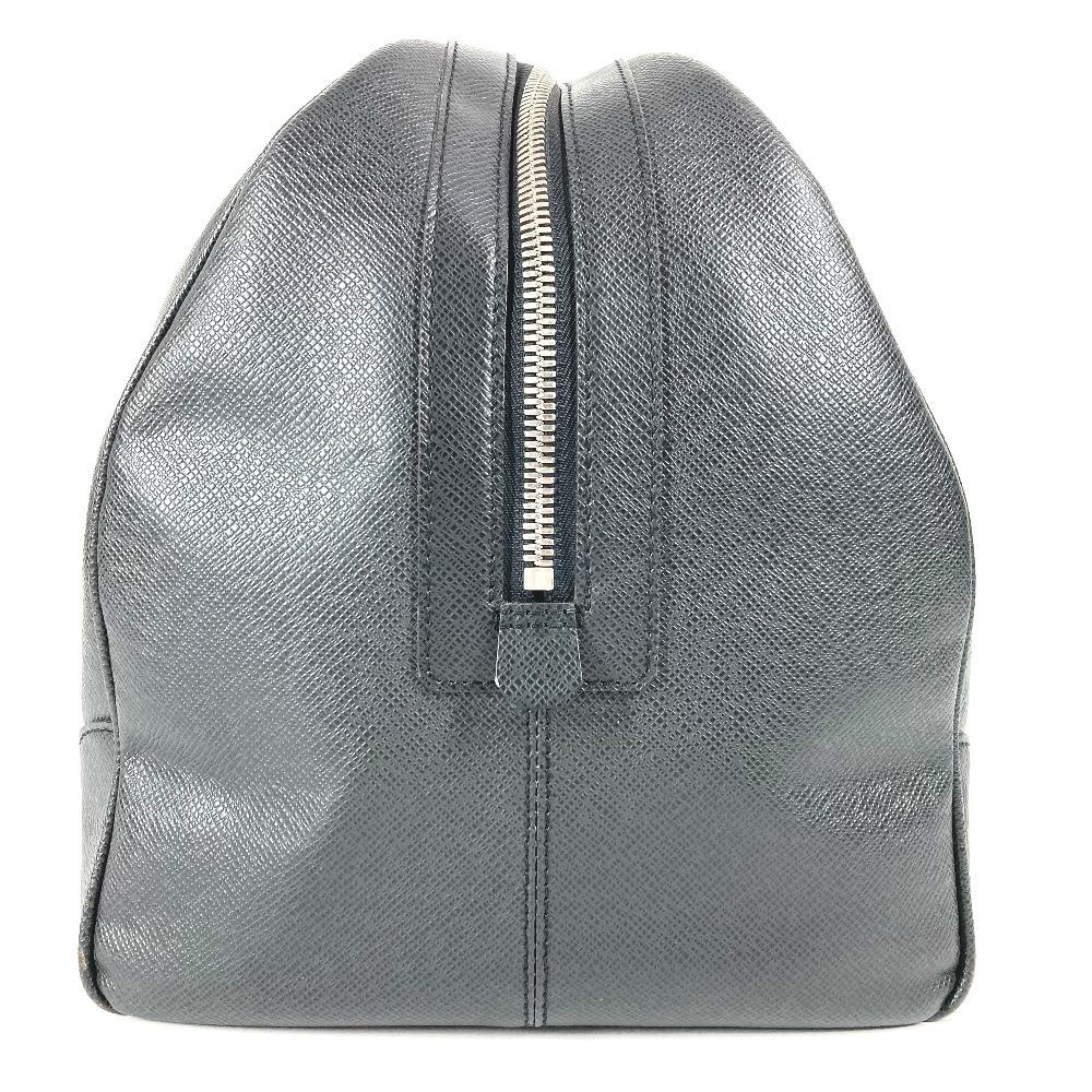 Louis Vuitton M31152 Taiga Stanislav travel bag Duffle Bag Leather Ardoise Black