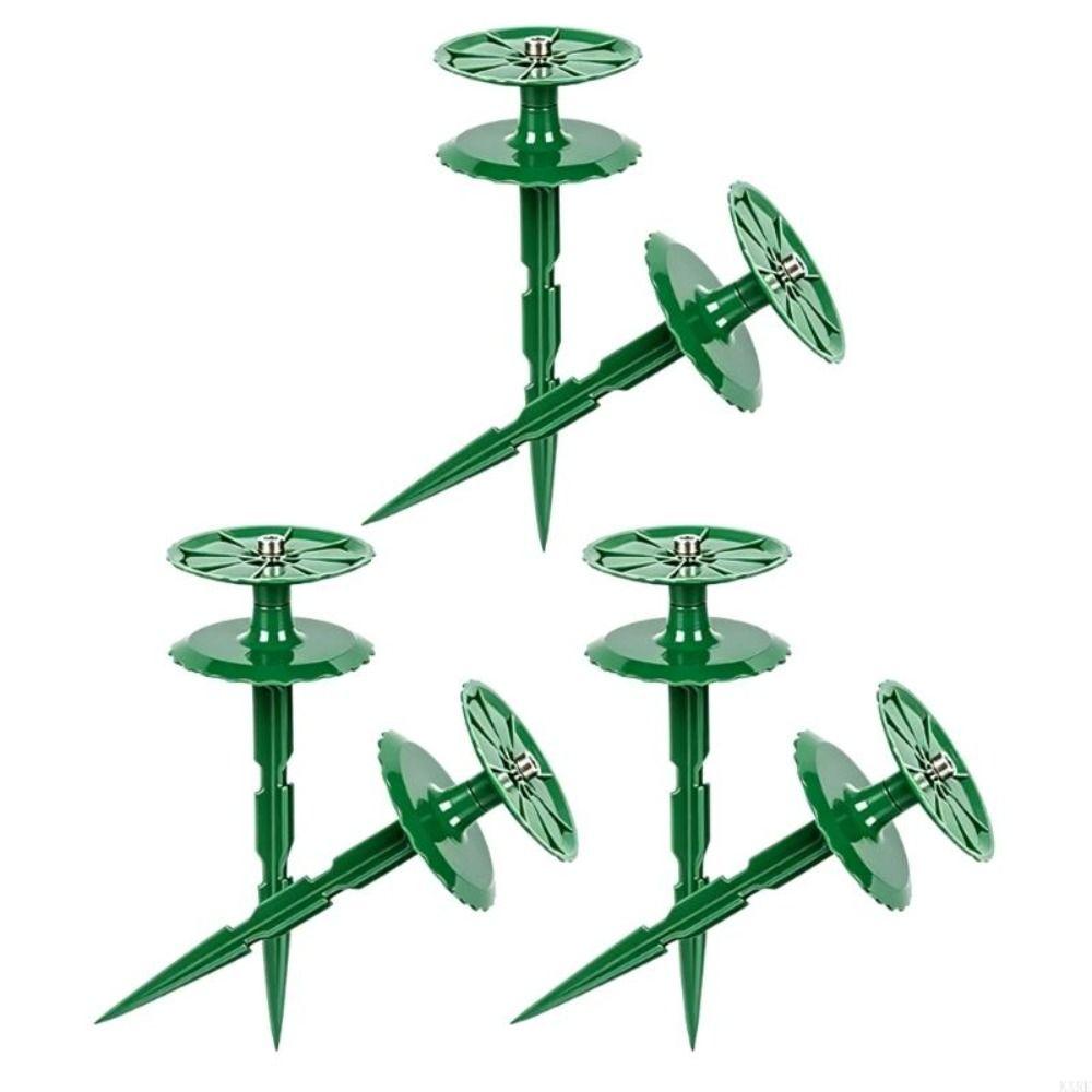 2Pcs ABS Garden Hose Guide Stake Green Hose Guide Wheel Hose Guide Holder  Garden Irrigation