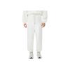 Li-Ning Pure Color Drawstring Loose-Fitting Sports Pants Men Bottoms Milk-White AKLT223-2