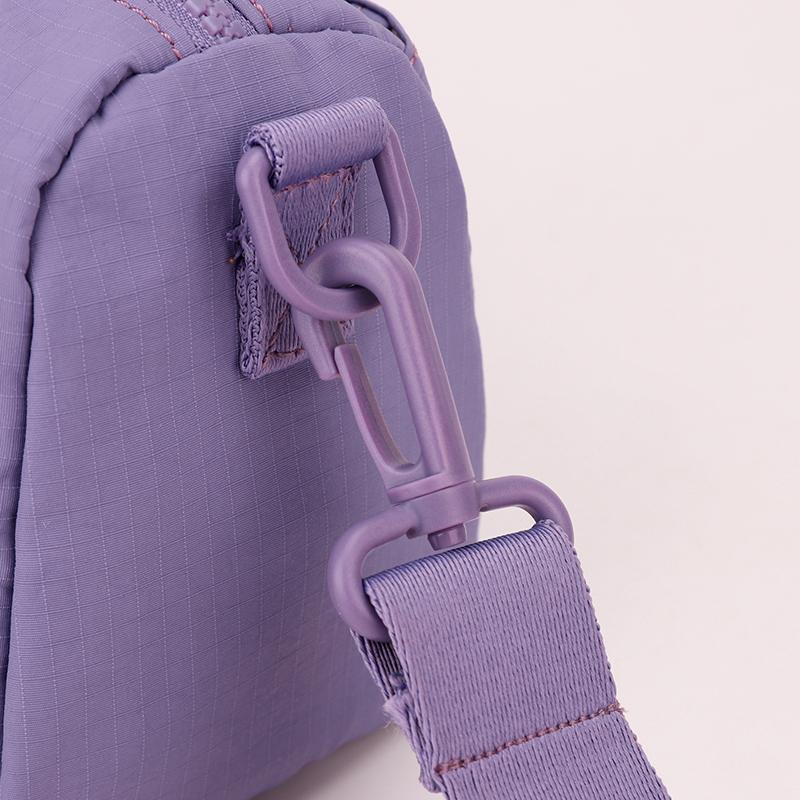 Nylon Pillow Shape Shoulder Bag With Top Handle Multi Zipper Pockets Lightweight Travel Tote For Women Daily Commute