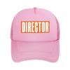 Bold Distressed Director Typography Mesh Baseball Cap For Womens Unisex FeUnisex Beach Dad Hat Hip Hop