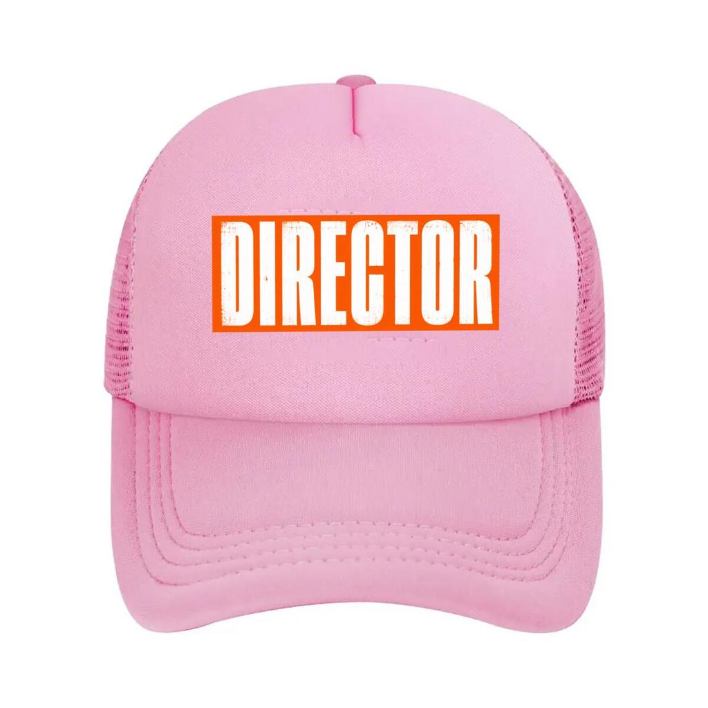 Bold Distressed Director Typography Mesh Baseball Cap For Womens Unisex FeUnisex Beach Dad Hat Hip Hop