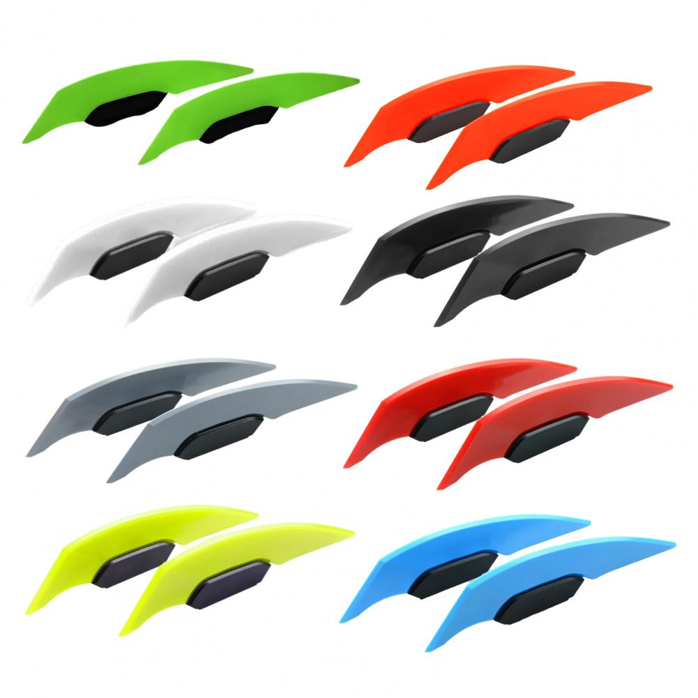 Fixed Wing Spoiler for Motorcycle Outstanding Texture Wing for Bike Universal Motorcycle Winglet Spoilers for Electric Bikes