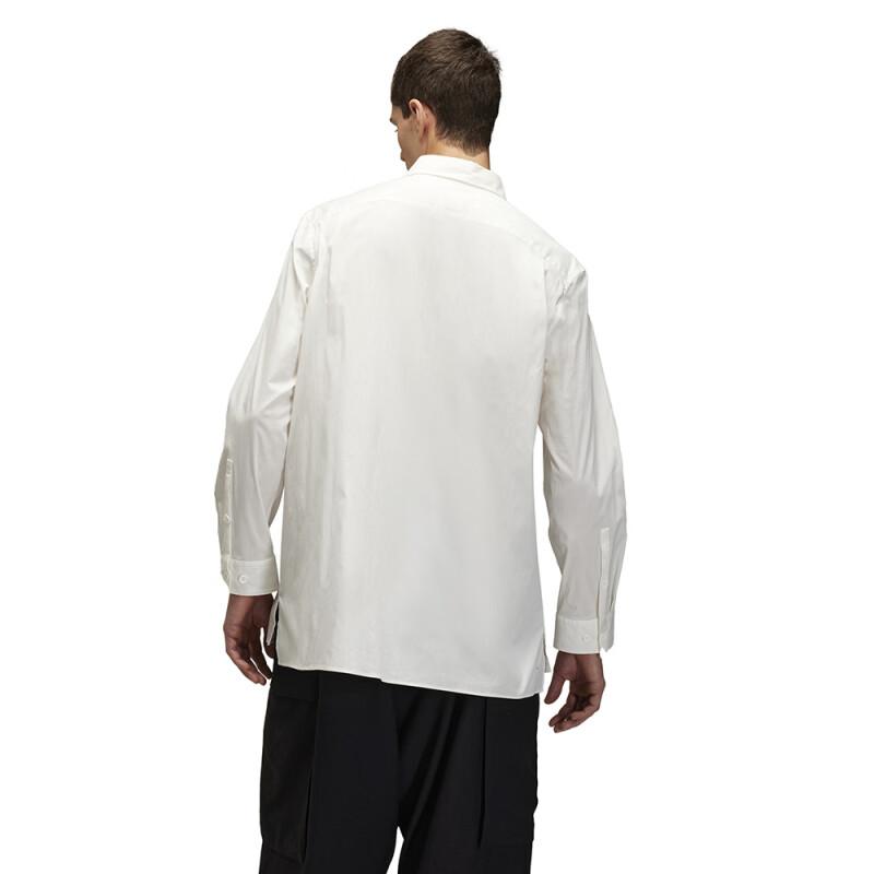 Y-3 Solid Basic Business Casual Long Sleeve Shirt Men Shirts 52-JL6665