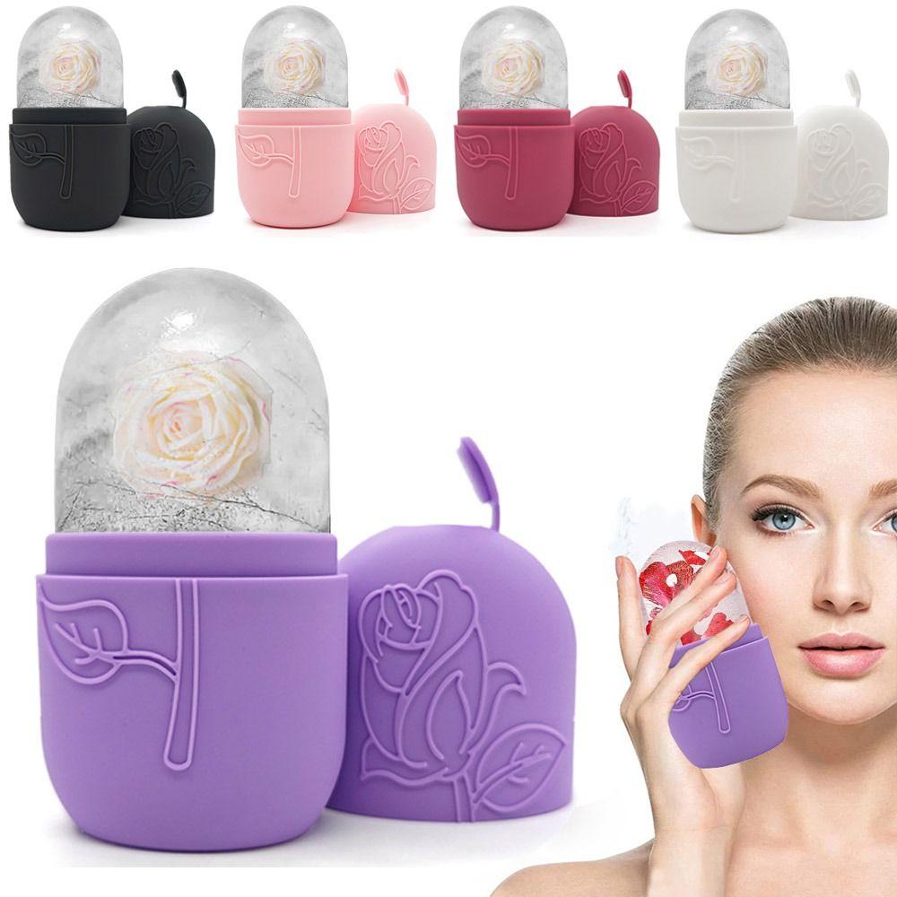 Reusable Facial Massager Beauty Skin Care Tools Ice Cube Trays Upgraded Ice Mold  Eyes and Neck