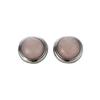 Spring And Summer Inlaid Natural Powder Spar Earrings, Simple Retro Versatile High-End Temperament Earrings, Earrings.