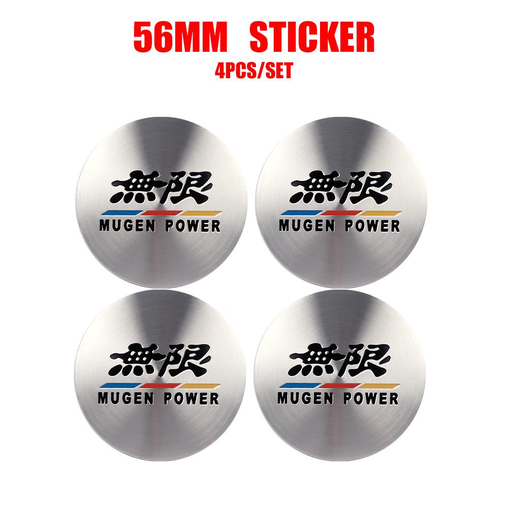 56/58/60/59mm Car Wheel Center Hub Caps Auto Accessories for Honda Type R Type S VTEC DOHC Modulo Vezel Legend Si RR Insight