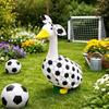 Creative Football Theme Porch Goose Costume Cute Garden Goose Costume  Porch Decoration