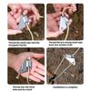 10Pcs Tent Rope Tensioner Guy Rope Tensioners Tent Guy Line Tent Tightening Hook Guy Rope Tent Fixed Tent Rope Buckle