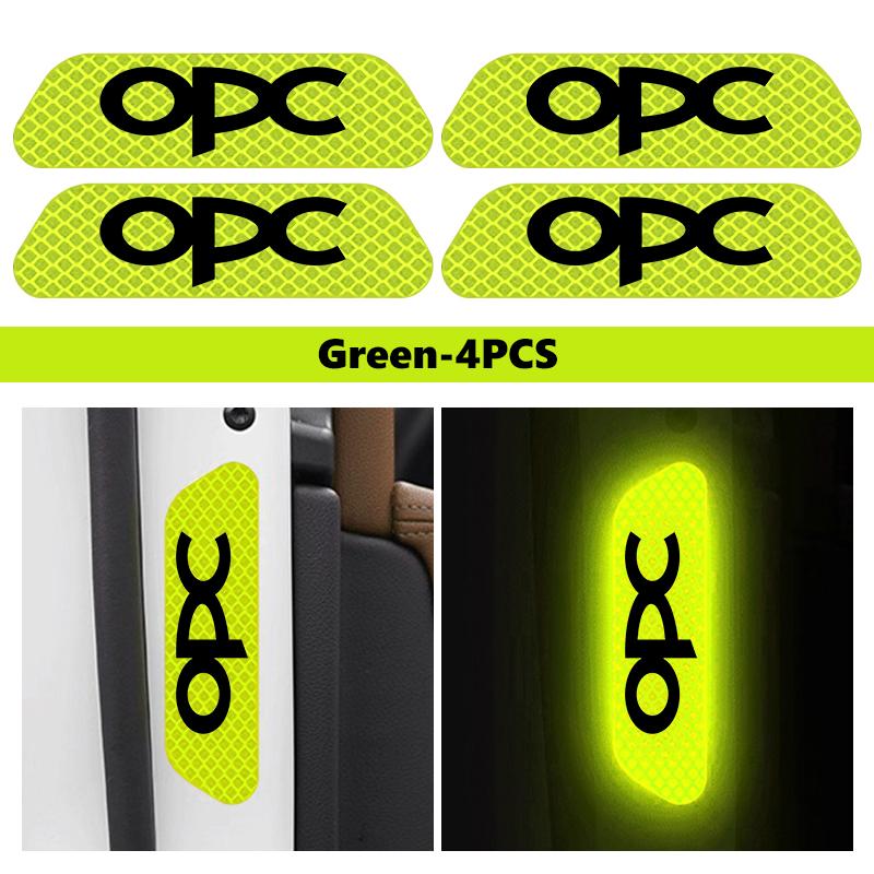 Car Door Diamond Reflective Sticker Body Side Anti-collision Protection Stickers For Opel Mokka Astra H K J G Corsa D E Vectra C