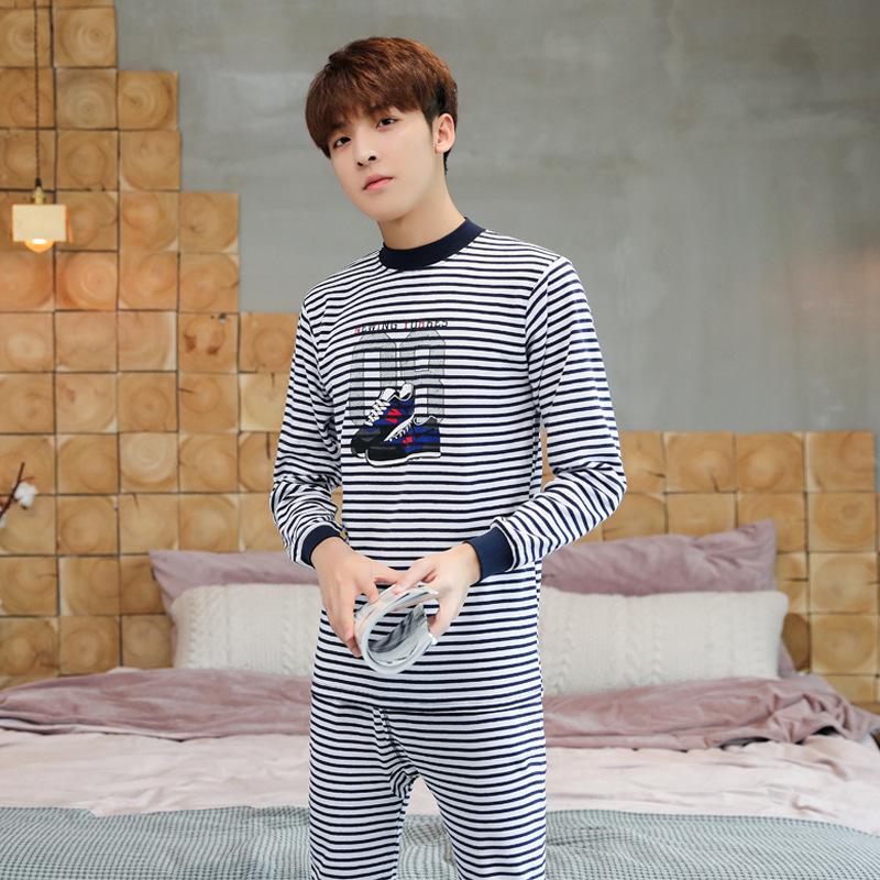 Children's Cotton Wool Thermal Long Johns Set for Boys & Teens - Medium to Large Sizes, Autumn