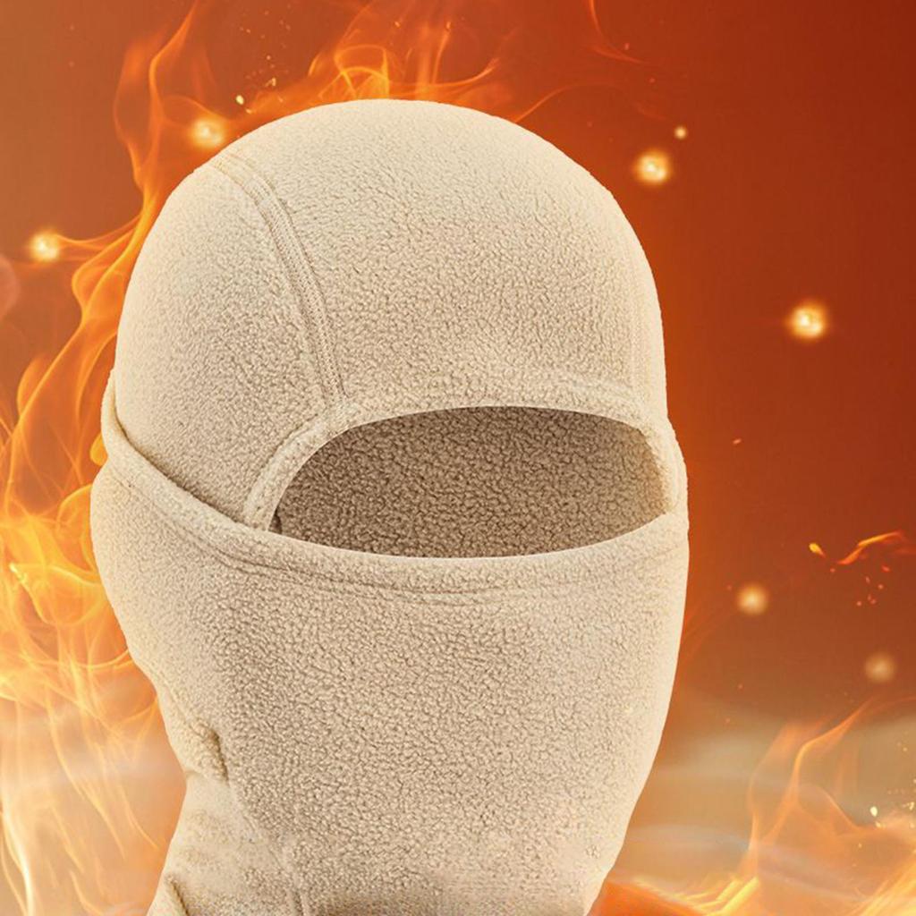Warm Hat Motorcycle Hood Gear Warm Fleece Ski Masque For Snowboarding Work Hiking Commuting Riding Traveling Indoor Outdoor