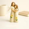 Mother Daughter Figurines Mother Daughter Hugging Statues for Bedroom Desktop Shelf Decors Mother Day Birthday Gift