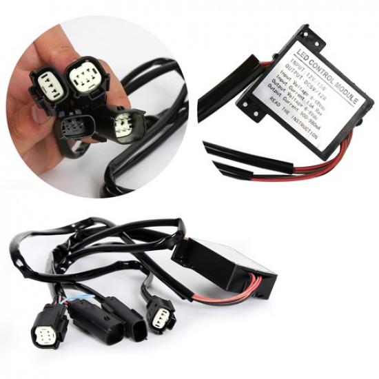 LED-Satteltaschen mit Lauflicht, Bremslicht und Blinkern Passend für Harley Road Glide 2014-2024