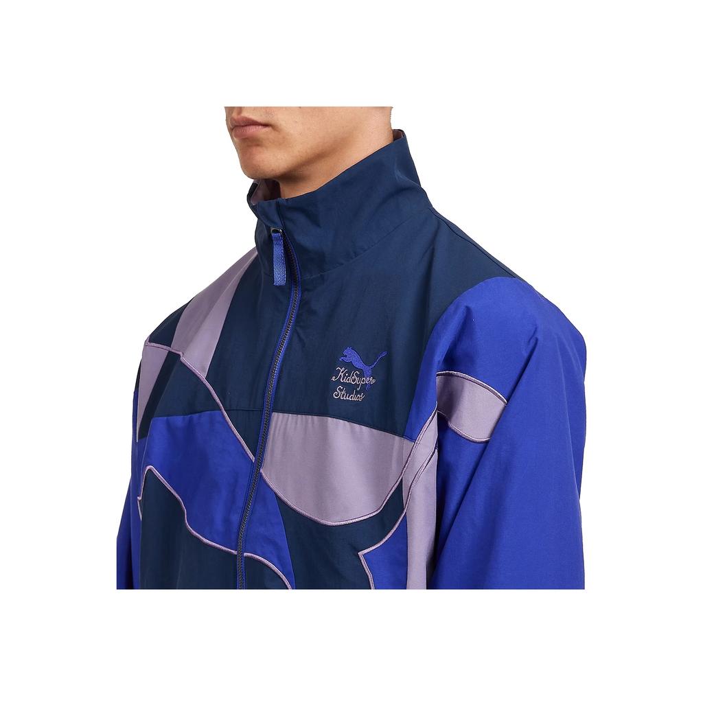Puma X KidSuper Studios Kollaboration Cellarator FW24 Outdoor Casual Reißverschluss Langarmjacke Herrenjacke Lapislazuli 626699-27
