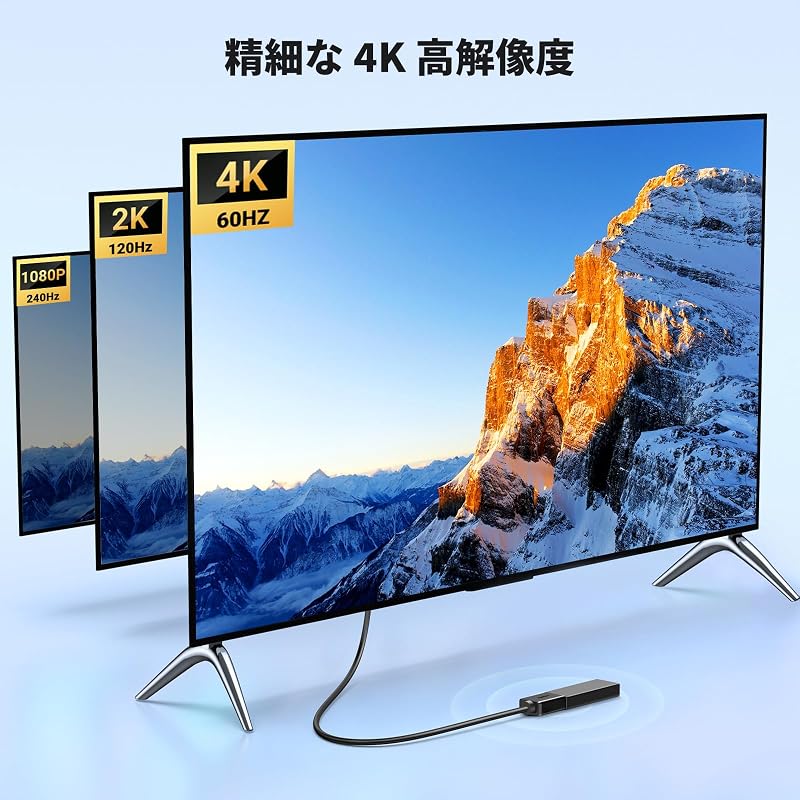 UGREEN HDMI Extension Cable, 4K 60Hz 3D Compatible (HDMI Male-Female), Compatible with PS4/PS3, Fire TV Stick, HDTV, PC, Switch, Etc., High-Speed,