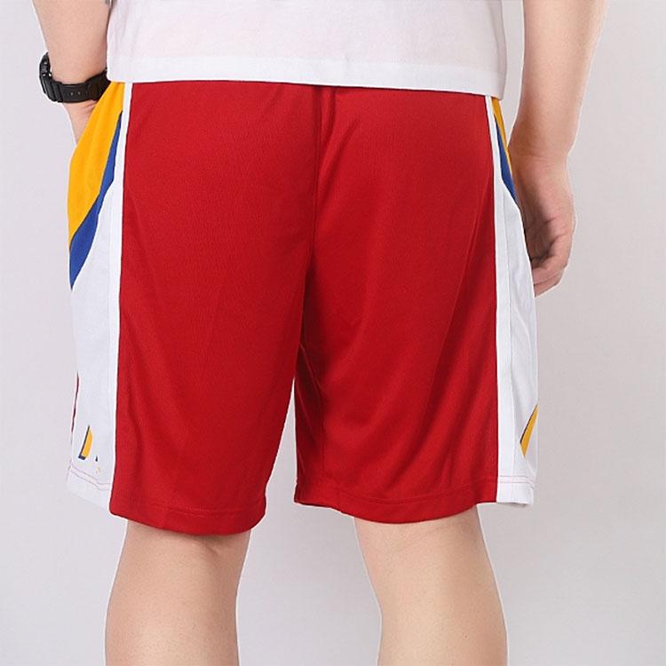 Adidas Loose-Fit Breathable Sports Shorts Men Bottoms Red GI9423