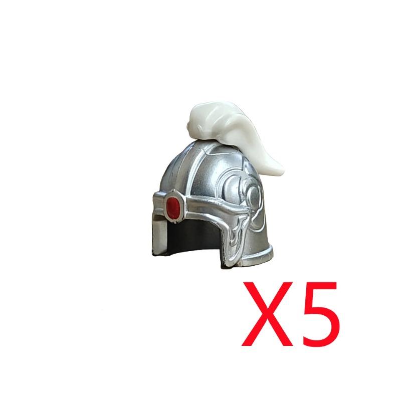 MOC Three Kingdoms Building Blocks Accessories Soldier Weapons Military Shield Sword Helmet Shoulder Armor Wings Mini Brick Toy